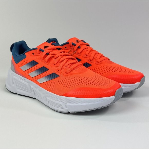 adidas Other - adidas Questar Mens Size 10.5 Medium Lace Up Running Shoes Sneakers Orange White